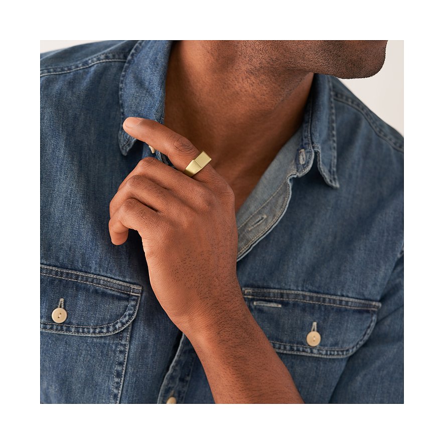  Fossil Edelstahlring