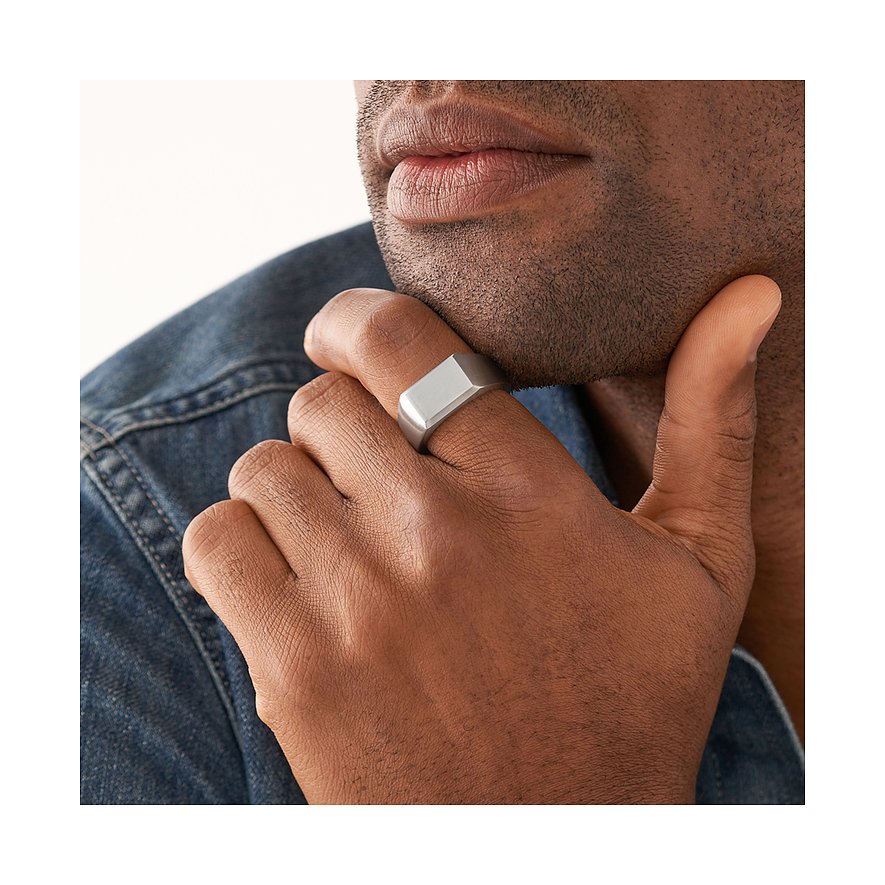  Fossil Edelstahlring