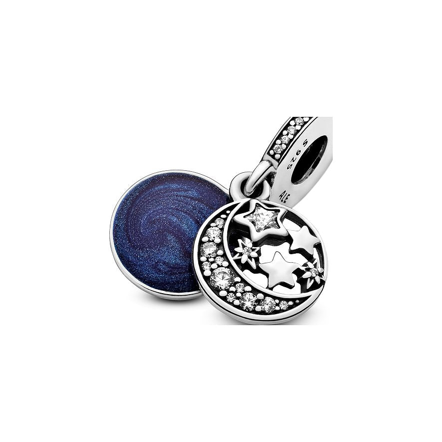  Pandora Charm Moments Moon & Blue Sky