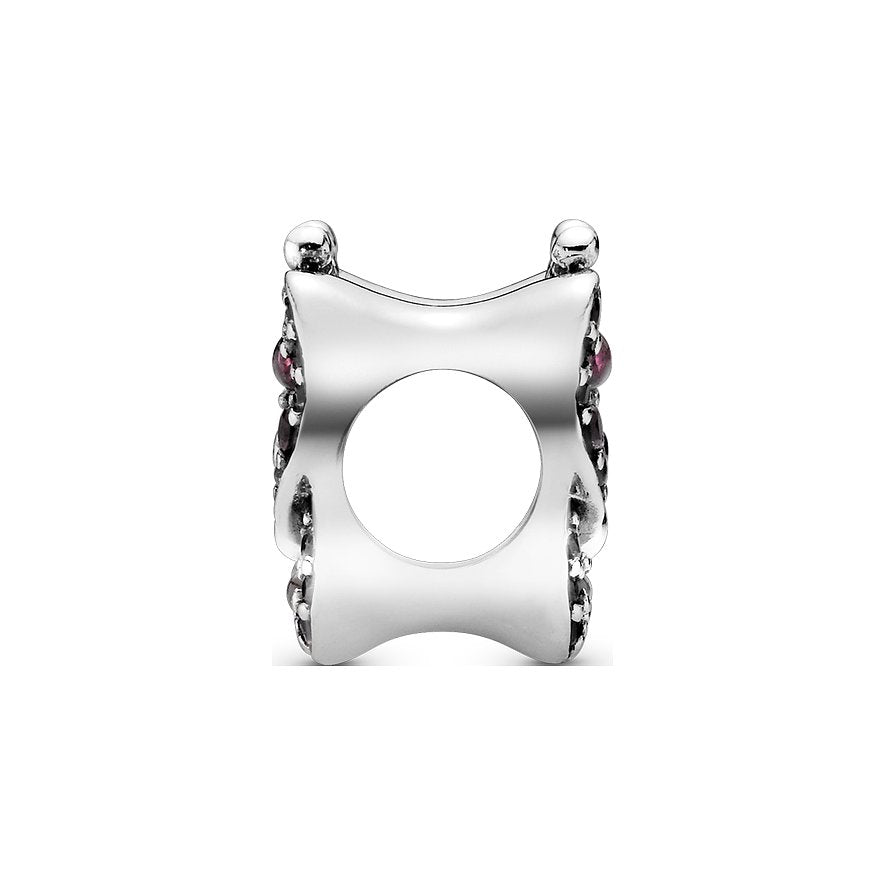  Pandora Charm Moments Rosafarbener Pavé-Schmetterling