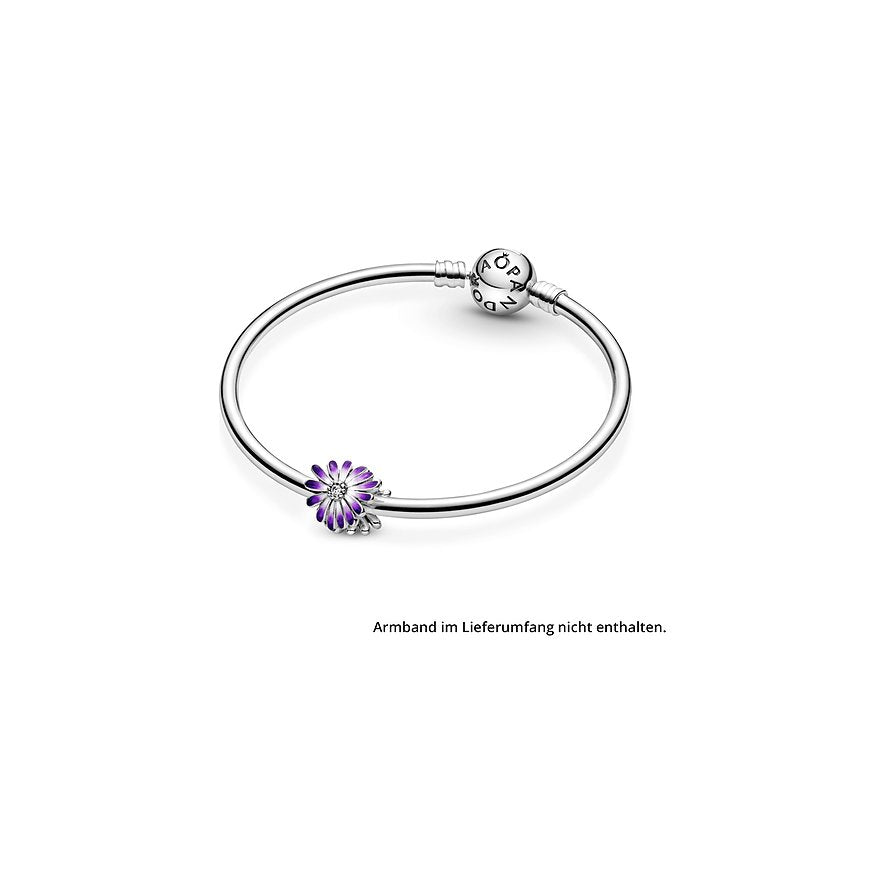 Pandora Charm Moments Lilafarbenes Gänseblümchen